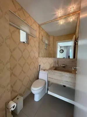 A planta de Lindo apartamento em Itapema