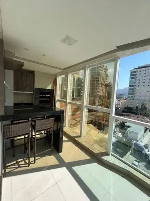 A planta de Lindo apartamento em Itapema