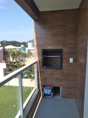 Uma varanda ou terraço em Apart 1 dorm 1 banh na praia de Palmas Gov Celso R