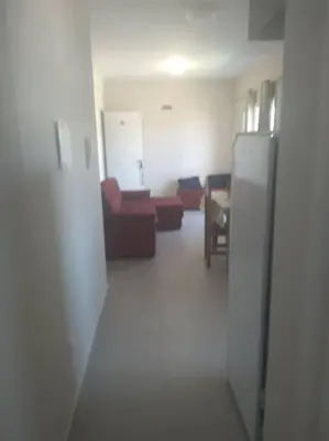 Uma área de estar em Apart 1 dorm 1 banh na praia de Palmas Gov Celso R