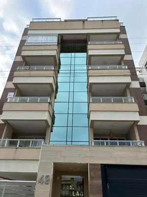 A planta de Apartamento duplex praia de palmas