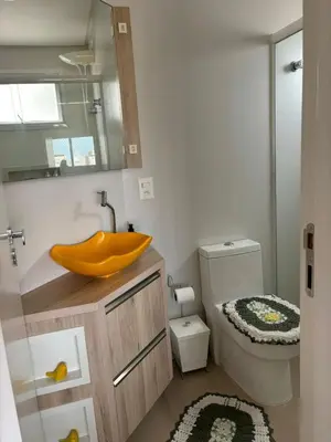 A planta de Apartamento duplex praia de palmas