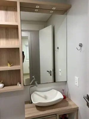 A planta de Apartamento duplex praia de palmas