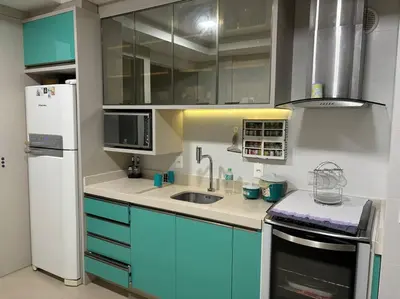 A planta de Apartamento duplex praia de palmas
