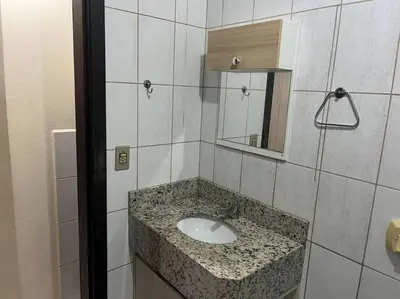 Uma casa de banho em Apartamento no centro de Bombinhas, um quarto