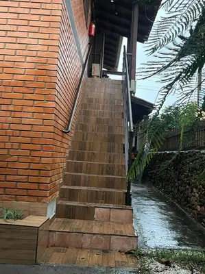 A planta de Apartamento no centro de Bombinhas, um quarto