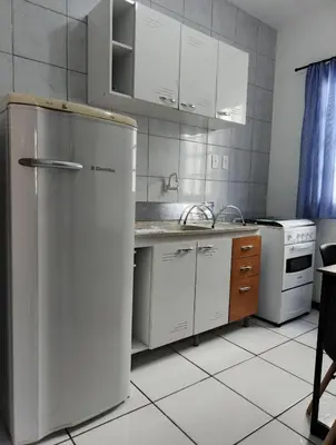 A cozinha ou kitchenette de Residencial DO MAR