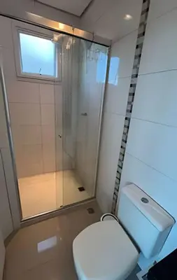 Uma casa de banho em ANSNEGOCIOS DUPLEX VISTA PANORÂMICA MARISCAL 201 Palm