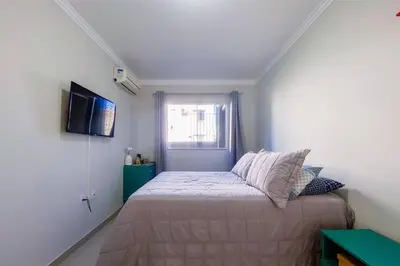 A planta de Apartamento na Praia De Palmas - 0138