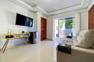 A planta de Apartamento na Praia De Palmas - 0138