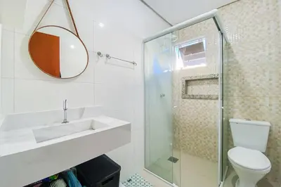 A planta de Apartamento na Praia De Palmas - 0138