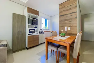A planta de Apartamento na Praia De Palmas - 0138