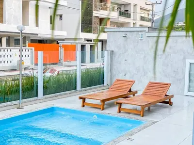 A planta de Apto com 2 dormitórios na Praia de Palmas! - 0139