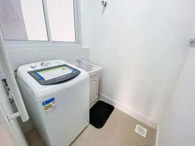 A planta de Apto com 2 dormitórios na Praia de Palmas! - 0139