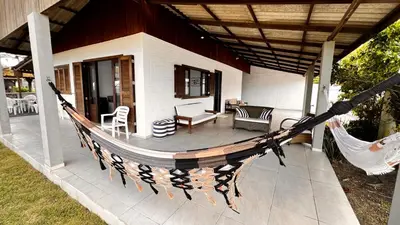 A planta de Casa em Itapema pé na areia, de frente ao mar