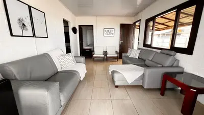 A planta de Casa em Itapema pé na areia, de frente ao mar