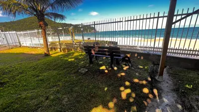 A planta de Casa em Itapema pé na areia, de frente ao mar