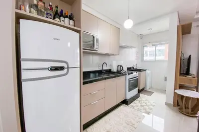 A planta de Apto Charmoso com 2 Quartos sendo uma Suíte - 0150