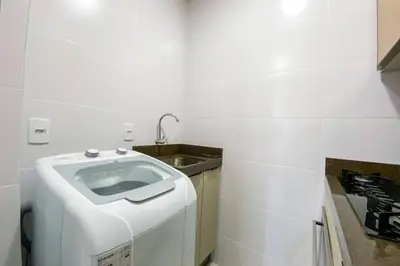 A planta de Apto bem localizado na Praia de Palmas - 0156
