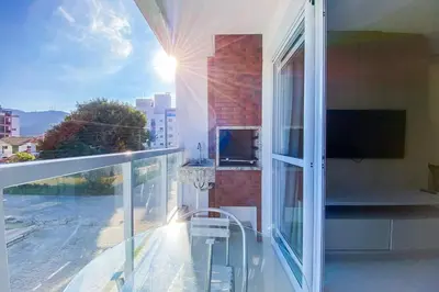 A planta de Apto bem localizado na Praia de Palmas - 0156