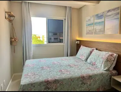 Uma cama ou camas num quarto em Canto dos pássaros