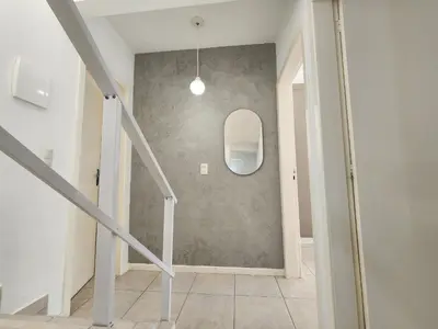 A planta de Triplex Vista Praia 4 Ilhas, até 6 pessoas, 3 quartos, Banheira com Hidro