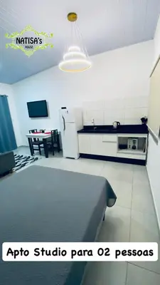 A planta de Studio aconchegante para duas pessoas