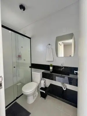 Uma casa de banho em Apartamento em Bombinhas