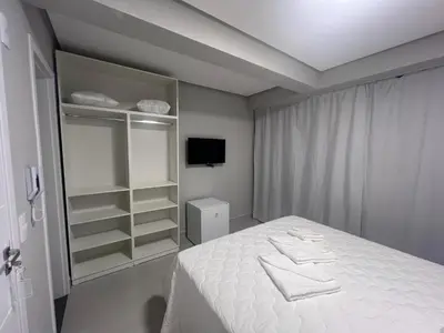 Uma cama ou camas num quarto em Pousada Águas de 4 Ilhas