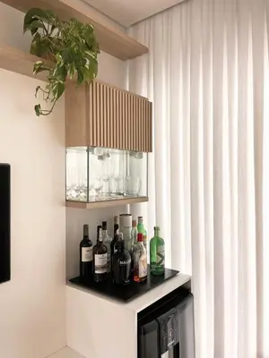 A cozinha ou kitchenette de Apartamento 270m da praia