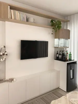 A cozinha ou kitchenette de Apartamento 270m da praia