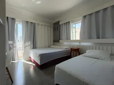 Uma cama ou camas num quarto em Residencial Batista