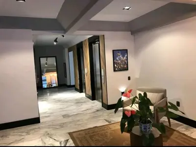 A planta de Pe na Areia Ap 2 quartos e terraço, Rua 3704