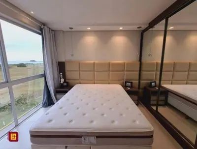 Uma cama ou camas num quarto em Incrível apê 3 suites em Palmas