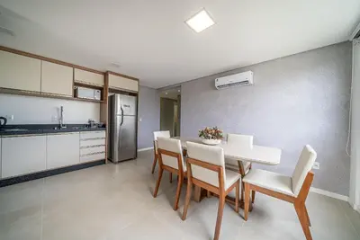 A cozinha ou kitchenette de Residencial Caraíbas