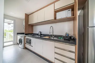 A cozinha ou kitchenette de Residencial Caraíbas