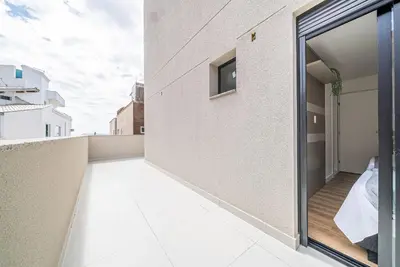 Uma varanda ou terraço em Bellmare Residence Mariscal