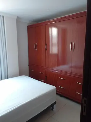 Uma cama ou camas num quarto em Apto 218