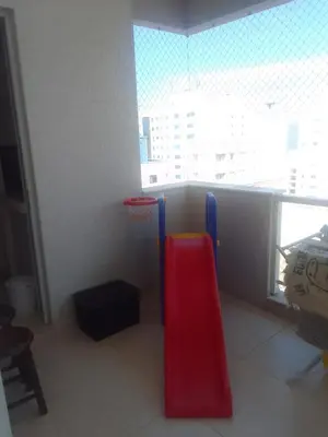 A planta de Apto com vista mar