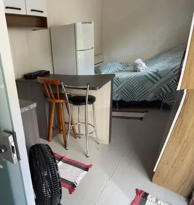 A cozinha ou kitchenette de Kitnet Container 4