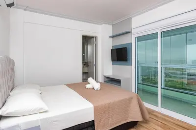A planta de Eunice Costa 102 – Lindo Apartamento Com Vista Para o Mar em Canto Grande