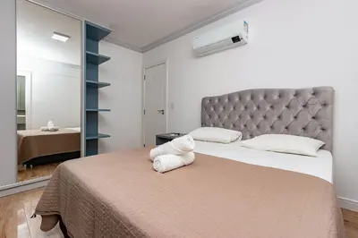 A planta de Eunice Costa 102 – Lindo Apartamento Com Vista Para o Mar em Canto Grande