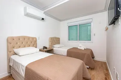 A planta de Eunice Costa 102 – Lindo Apartamento Com Vista Para o Mar em Canto Grande