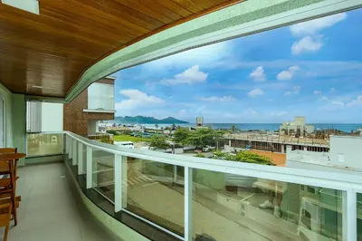 A planta de Eunice Costa 102 – Lindo Apartamento Com Vista Para o Mar em Canto Grande