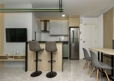 A planta de Eunice Costa 102 – Lindo Apartamento Com Vista Para o Mar em Canto Grande
