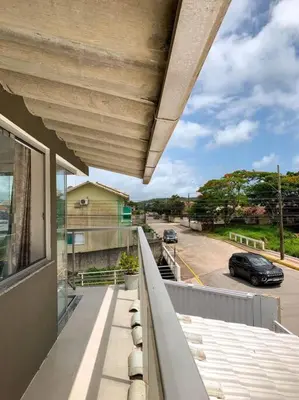 Uma varanda ou terraço em Aluguel de Verão em Porto Belo!