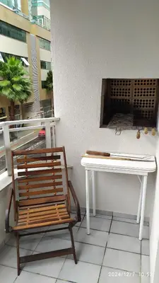 A planta de Apartamento confortável em Meia Praia