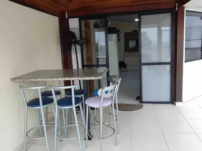 A cozinha ou kitchenette de Apto Duplex, 3 quartos, 200m da praia