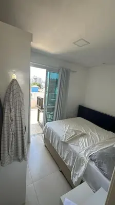 Uma cama ou camas num quarto em Dúplex no Mariscal Sharon Fijtman