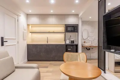 A cozinha ou kitchenette de Up Hotel Boutique